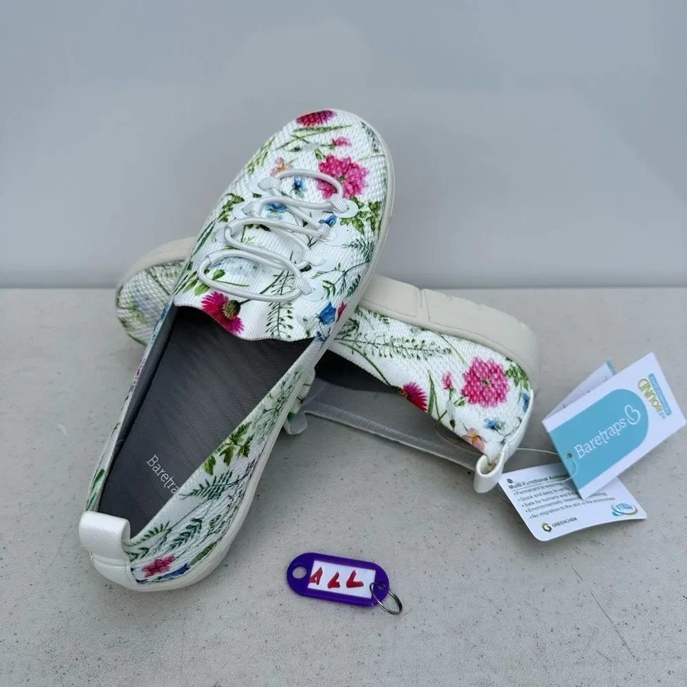 Baretraps GRACIELA Women's Casuals White/Multi Flower Print 6W